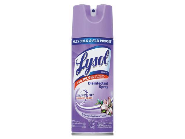 Lysol® Disinfectant Spray, Early Morning Breeze Scent, 12.5 Oz Bottle, Case Of 12