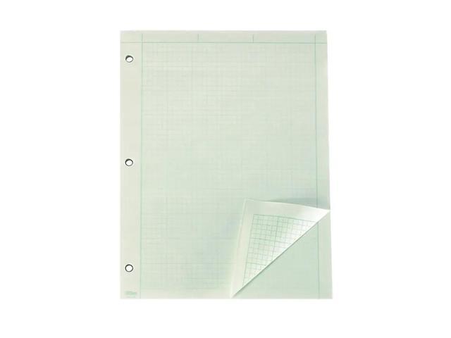 TOPS Engineer's Computation Pads, 8 1/2' x 11', Green, 100 Sheets