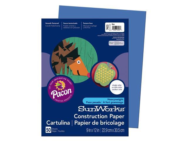 Prang® Construction Paper, 9' x 12', Blue, Pack Of 50