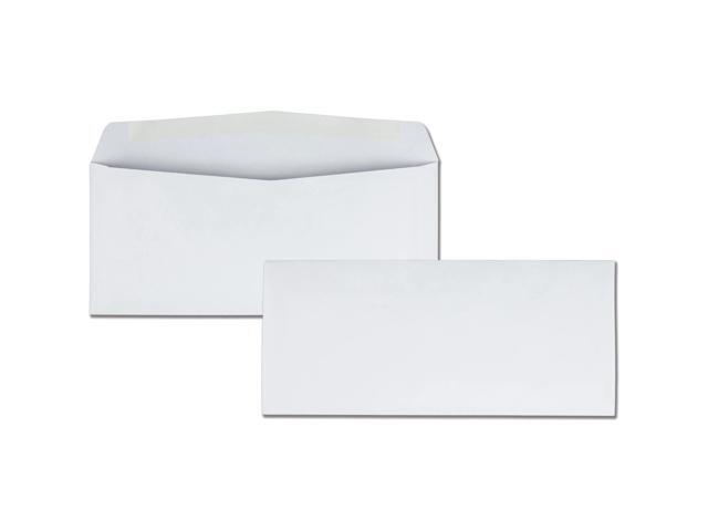 Quality Park® #10 Business Envelopes, Gummed Seal, White, Box Of 500