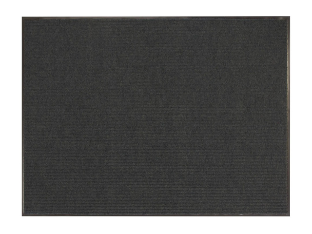 Office Depot Brand Tough Rib Floor Mat, 3' x 4', Charcoal