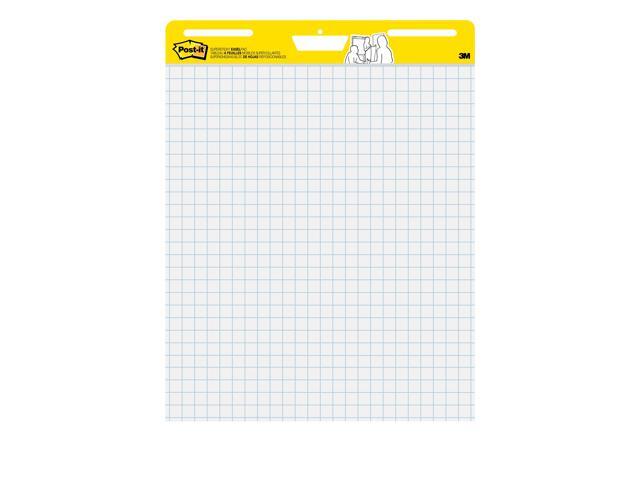 Post-it® Super Sticky Easel Pad, 25 in x 30 in, 1 Pad, 30 Sheets/Pad, Great for Virtual Teachers and Students, White