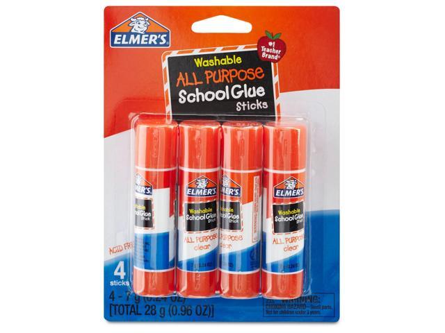Elmer's® Washable School Glue Sticks, 0.24 Oz, Pack Of 4