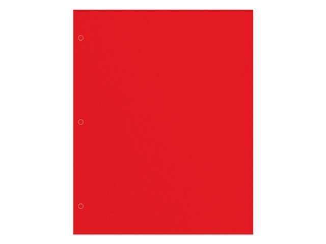 Office Depot Brand 2-Pocket School-Grade Paper Folder, Letter Size, Red