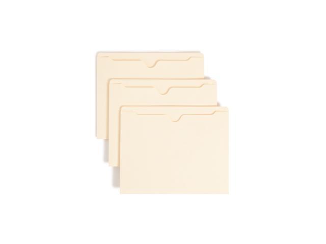 SmeadÂ® Manila File Jackets, Reinforced Tab, 9 1/2' x 11 3/4', Pack Of 100 (75500)