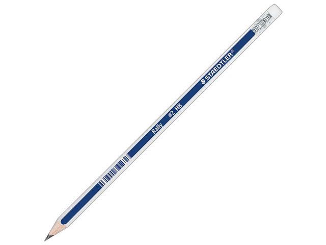 Staedtler® Rally Pencils, Blue/White, Pack Of 12