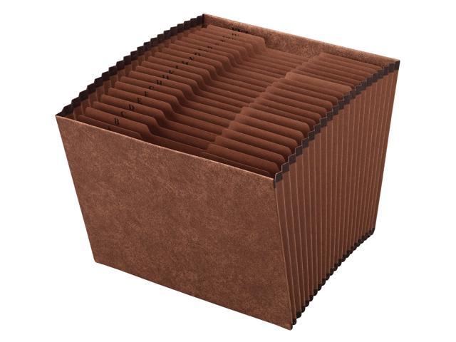 Pendaflex Expanding Alphabetic File, 21 Pockets, Letter Size, Redrope, 1 Each (PFXR-17A-OX)