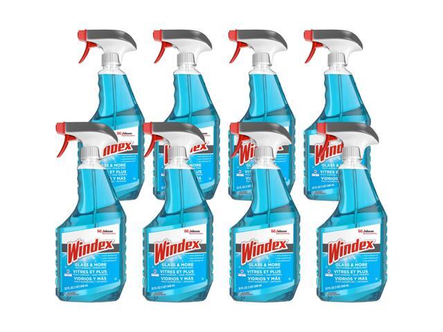 Windex Glass & More Streak-Free Cleaner, 32 Oz, Case Of 8 Bottles