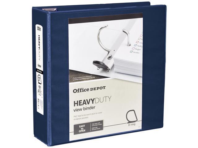 Avery Nonstick Heavy-Duty EZD Reference View 3' Navy Blue Binder (79803)