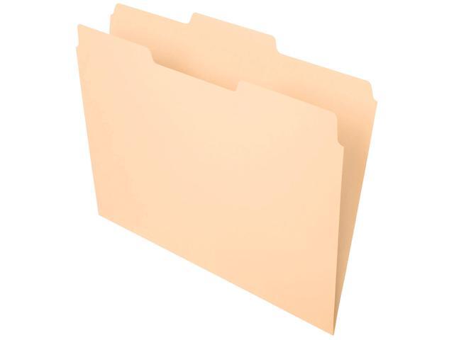 Office DepotÂ® Brand File Folders, 1/3 Cut, Center Position, Letter Size, Manila, Pack Of 100