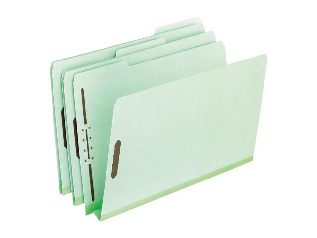 Pendaflex® Pressboard Expanding Folders, 2' Expansion, 8 1/2' x 11', Letter Size, 30% Recycled, Green, Box Of 25 Folders