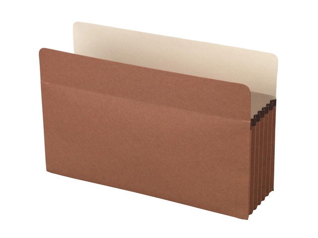 Office Depot Standard File Pocket, 5 1/4in. Expansion, Legal Size, Brown, OM01414