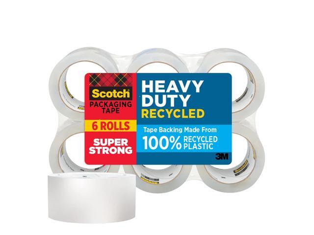 ScotchÂ® Heavy Duty Recycled Packaging Tape 7750-6, 1.88 in x 54.6 yd (48 mm x 50 m), 6 pack