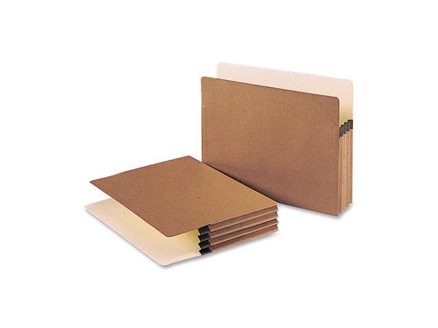 Smead Redrope File Pockets, Letter Size, 3 1/2' Expansion, 30% Recycled, Redrope, Box Of 50