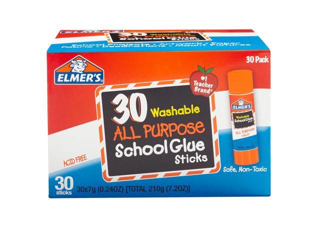 Elmer's® Glue Stick Classroom Pack, All-Purpose Clear, Box Of 30