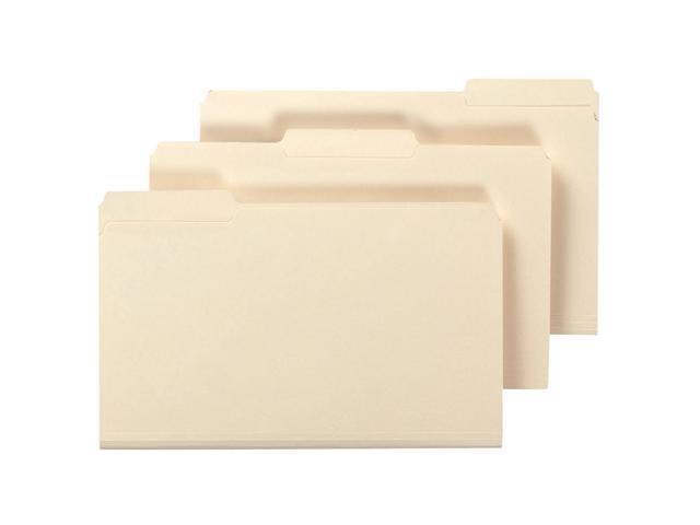 Office Depot File Folders, 1/3 Cut, Legal Size, 30% Recycled, Manila, Pack Of 100, 810846