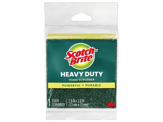 Scotch-Brite® Heavy Duty Foam Scrubber, 1 Kitchen Foam Scrubber for Cleaning Around the Home, Bathroom and More