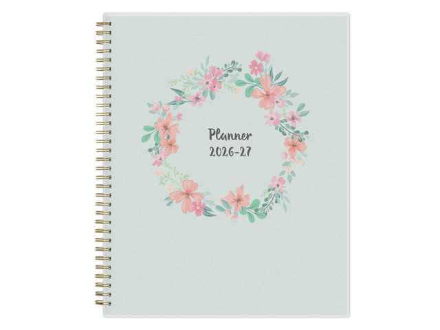 Planning Calendar BS Laurel Frosted PP 8.5x11 AY2627 W/M