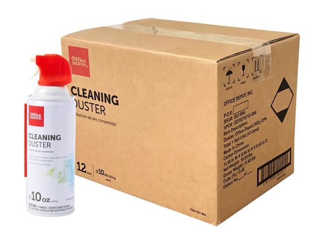 Office Depot® Brand Cleaning Duster, 10 Oz., Pack of 12 Cans