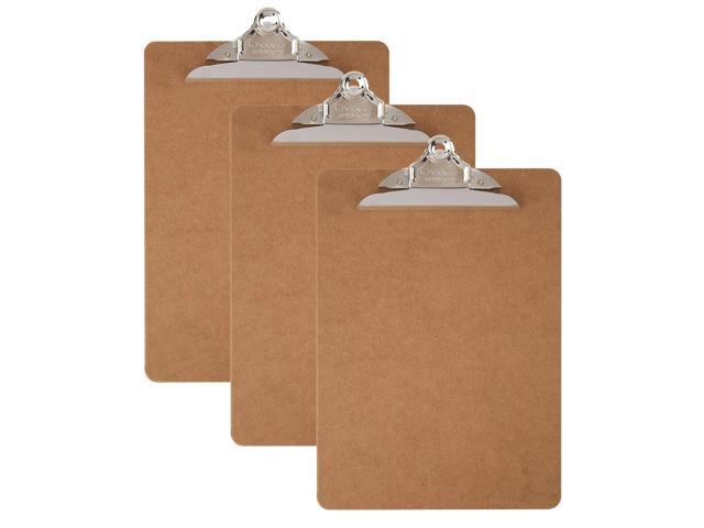Office Depot Wood Clipboards, Letter Size, 100% Recycled,Pack Of 3, 10040
