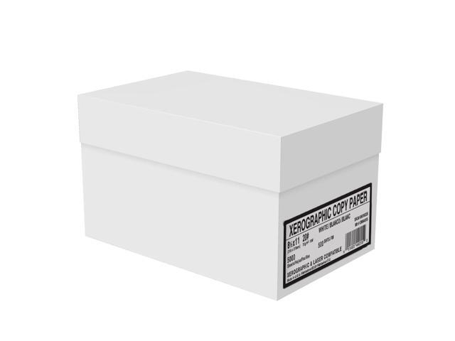 SKILCRAFT® Xerographic Copy Paper, 10 Reams, White, Letter (8.5' x 11'), 5000 Sheets Per Case, 20 Lb, 92 Brightness, 92 Brightness