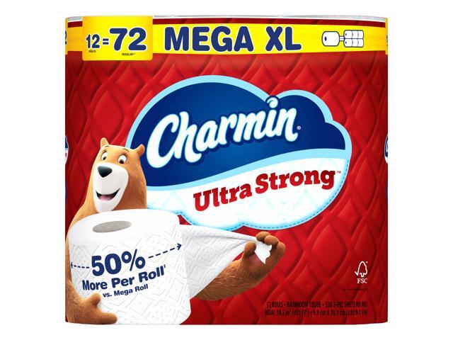 Charmin Ultra Strong 2-Ply Toilet Paper, 110', White, 12 Mega XL Rolls Per Pack, Case Of 4 Packs
