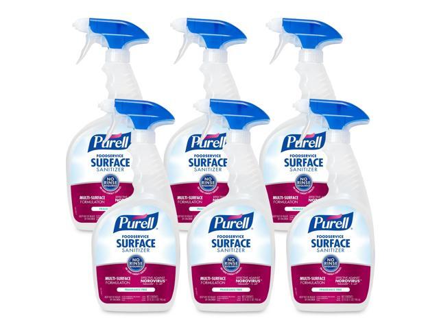 Purell® Foodservice Surface Sanitizer Spray, Unscented, 32 Oz Bottle, Case Of 6