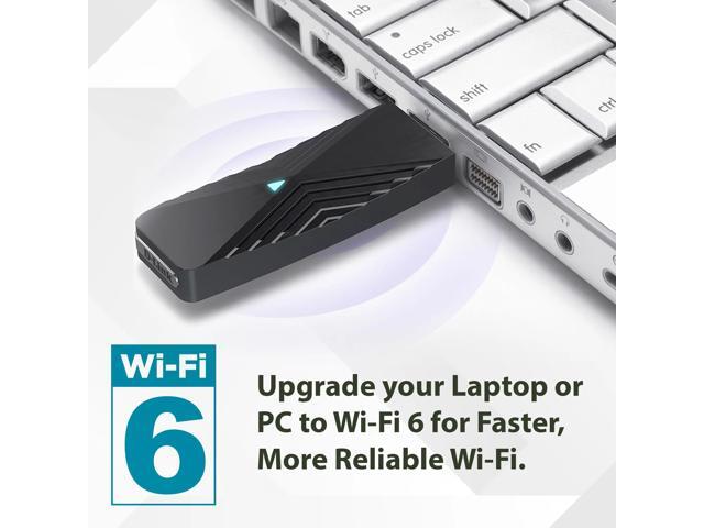 D-Link Wi-Fi 6 AX1800 Gigabit USB 3.0 Adapter with Cradle for Upgrading Desktop & Laptop PCs - (DWA-X1850-B1)