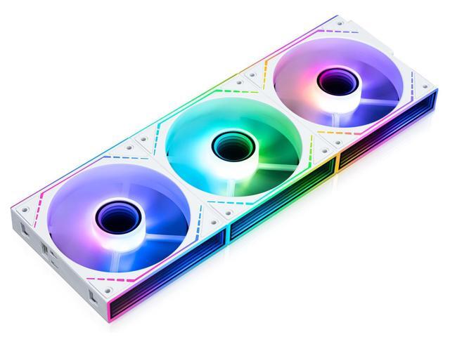Thermalright TLM12QR-S X3 120mm PC Case Fans Reverse Blade, 1500RPM Airflow, ARGB DaisyChain, InfinityMirror Lighting, 3Pack