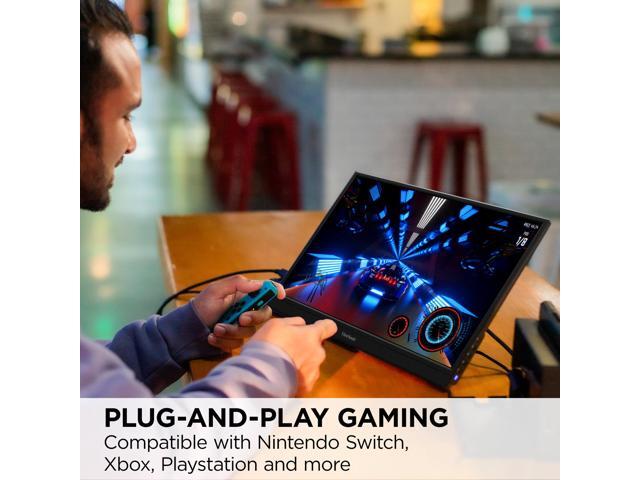ViewSonic - VX1654 16" IPS LCD FHD Portable Gaming Monitor (USB-C, Mini HDMI) - Black - image 5