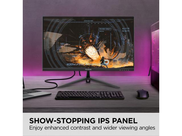 ViewSonic - VX2428A 24" IPS LCD FHD 180Hz Gaming Monitor (USB-C, HDMI1.4, DP) - Black - image 6