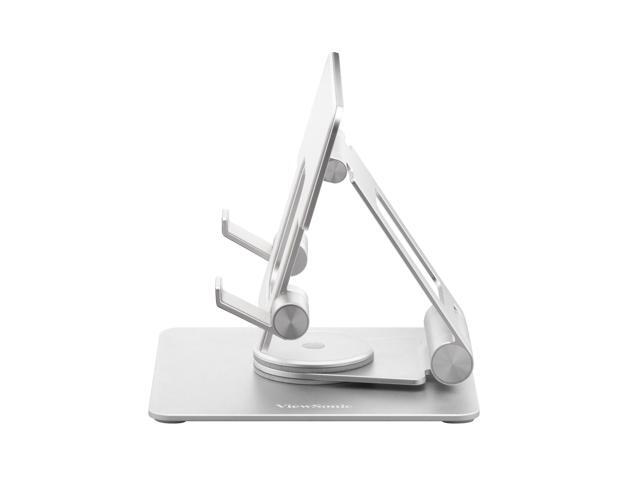 ViewSonic - LCD-STND-001 Portable Monitor Stand with 360 Swivel, Tilt and Height Adjustment - Aluminum - image 6