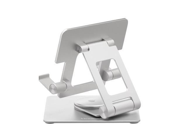 ViewSonic - LCD-STND-001 Portable Monitor Stand with 360 Swivel, Tilt and Height Adjustment - Aluminum - image 7