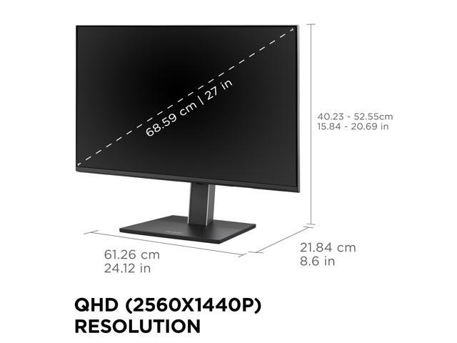 ViewSonic - VG2758-2K 27" IPS LED 100Hz Monitor (USB, HDMI) - Black - image 7