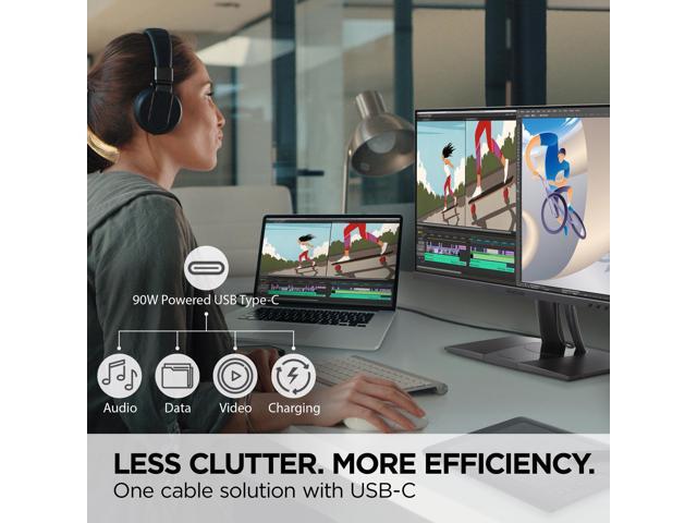 ViewSonic - ColorPro VP2456A 24" IPS FHD Ergonomic Monitor (USB, HDMI, DP, USB-C) - Black - image 11