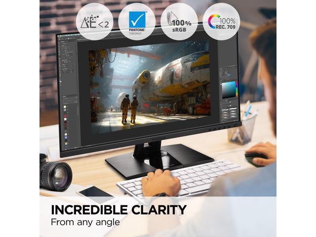 ViewSonic - ColorPro VP2456A 24" IPS FHD Ergonomic Monitor (USB, HDMI, DP, USB-C) - Black - image 12