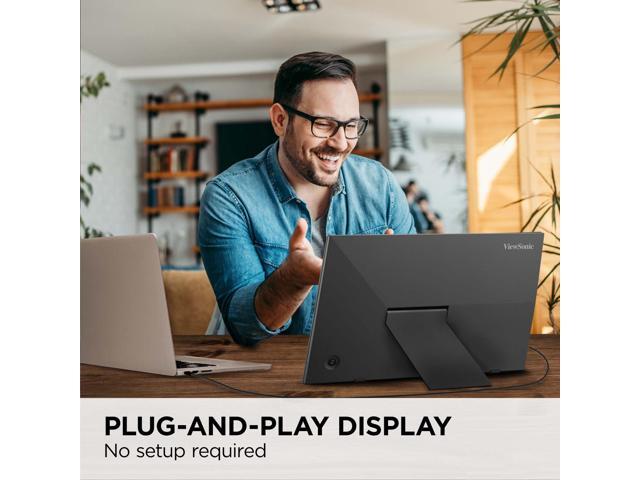 ViewSonic - VA1653 16" IPS FHD Portable Monitor (USB-C, Mimi HDMI) - Black - image 5