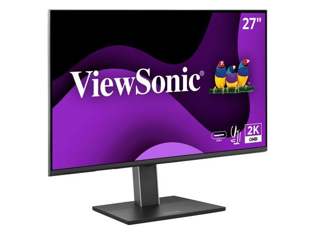 ViewSonic - VG2752-2K 27 IPD QHD Ergonomic Monitor (USB HUB, HDMI, DisplayPort) - Black - image 3