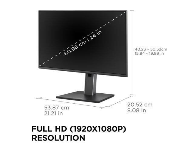 ViewSonic - VG2458 23.8" IPS LED FHD 100Hz Monitor (USB, HDMI) - Black - image 7