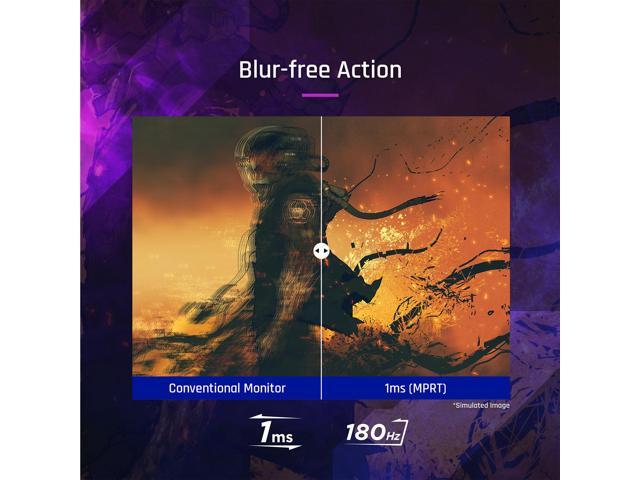 ViewSonic - VX3418C-2K 34 LCD UWQHD 180Hz, FreeSync Premium Curved Gaming Monitor (HDMI, Display Port) - Black - image 5