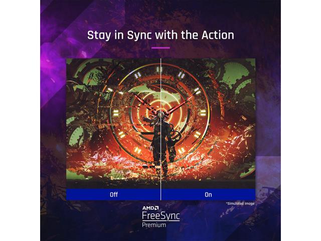 ViewSonic - VX3418C-2K 34 LCD UWQHD 180Hz, FreeSync Premium Curved Gaming Monitor (HDMI, Display Port) - Black - image 6