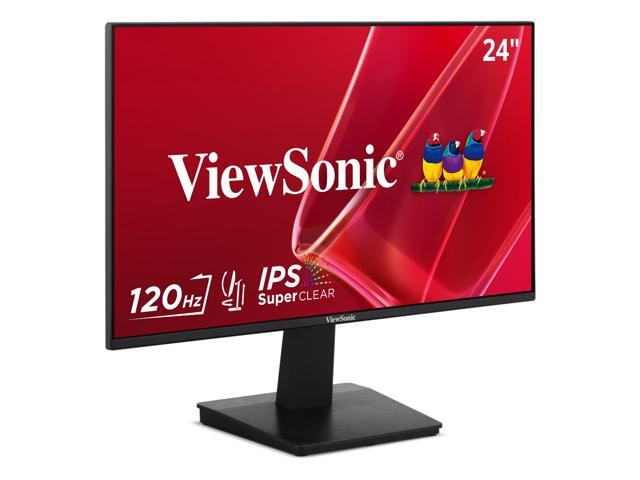 ViewSonic VA2448-MH 24 Inch Full HD 1080p IPS Monitor with 120Hz, Variable Refresh Rate, Eye Care, HDMI, and VGA Inputs for Home and Office