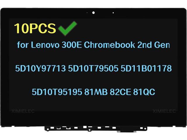 10 PCS GBOLE 11.6' Screen Replacement Compatible with Lenovo WinBook 300e 2nd Gen LCD Display HD Touch Screen + Digitizer Assembly Bezel