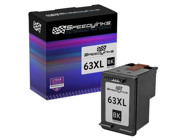 SPEEDYINKS Remanufactured Ink Cartridge Replacement for HP 63XL F6U64AN High Yield (Black) Compatible with HP DeskJet 2130 All-in-One HP Deskjet.