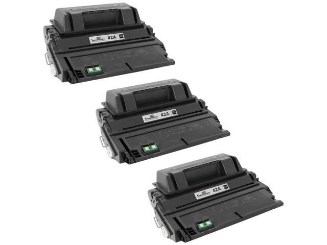 SPEEDYINKS Compatible Toner Cartridge Replacement for HP 42A Q5942A (Black, 3-Pack) for HP LaserJet / Multifunction printers 4250tn, 4350n,.