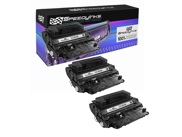 SPEEDYINKS Compatible Replacement for HP 64A Toner Cartridge CC364A Standard Yield (Black, 3-Pack) LaserJet P4014dn, P4014n, P4015dn, P4015n,...