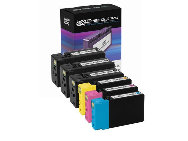 SPEEDYINKS Compatible Canon PGI-1200XL PGI1200XL PGI 1200XL PGI1200 1200 Set of 6 Cartridges 9183B001 Black, 9196B001 Cyan, 9197B001 Magenta, &...