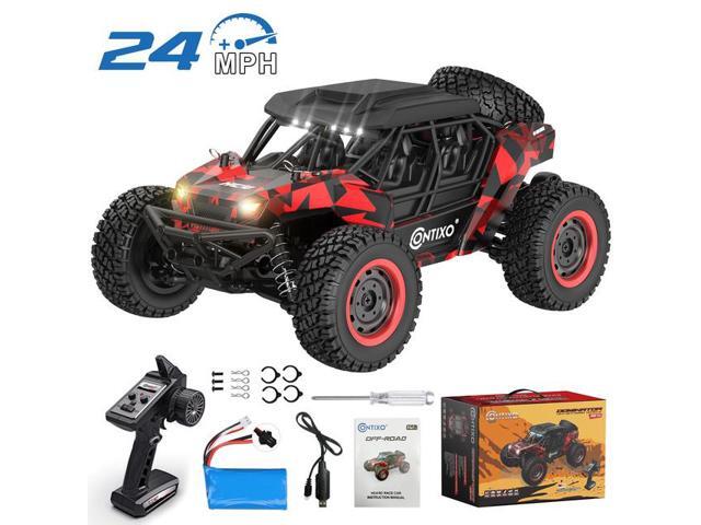 Contixo 1:16 All Terrain RC Cars, 25 MPH High Speed Remote Control Car with 2.4 GHz Remote Control, 4WD Electric Vehicle Off-Road Truck, 4X4.