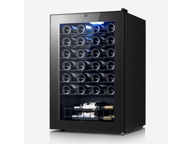 Yeego 46-Bottle Wine Cooler 3-18°C Precision & UV-Resistant Glass DOE/CEC Certified + R600a Eco-Friendly Built-in/Freestanding for Cellar/Bar/Home