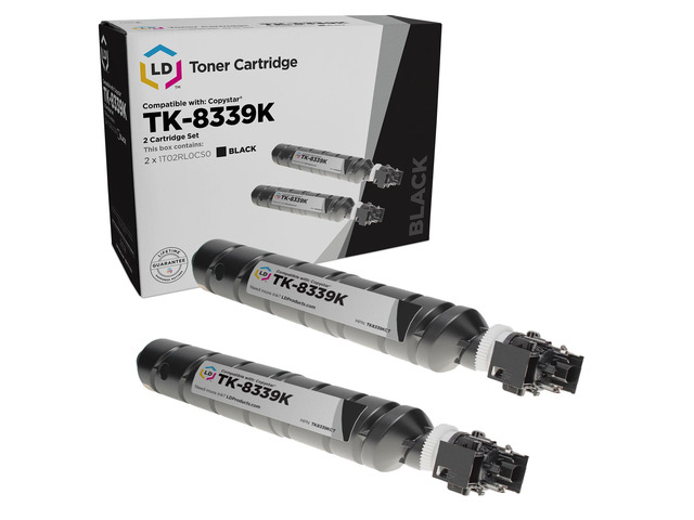 LD Products Compatible Toner Cartridge Replacement for Copystar TK-8339K / Kyocera TK-8337K (Black, 2-Pack) Toner for use in Printer Kyocera...